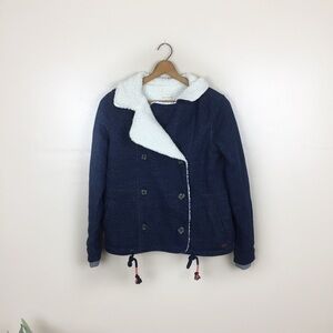 [Roxy] Sherpa Lined Double Buttoned Jacket Cozy
